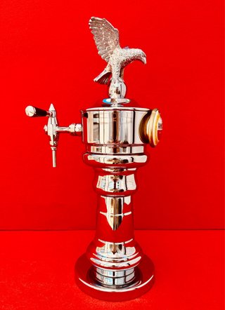 GRIFO CERVEZA EL AGUILA / ACERO CROMADO / AÑOS 90