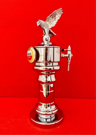 GRIFO CERVEZA EL AGUILA / ACERO CROMADO / AÑOS 90