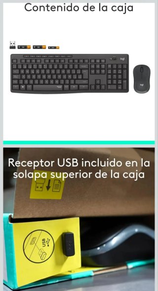 Logitech MK295 Teclado y Ratón Inalámbrico