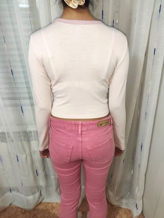 Camiseta Corta Levi's Ringer Rosa – Talla  XS