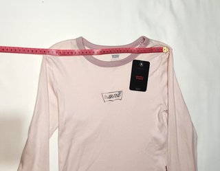 Camiseta Corta Levi's Ringer Rosa – Talla  XS