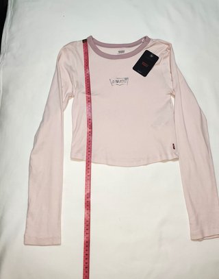 Camiseta Corta Levi's Ringer Rosa – Talla  XS