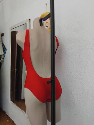 Bañador rojo NO BAD DAYS (No hay dias malos).