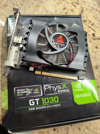 Tarjeta Gráfica Biostar GT 1030 2GB