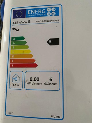 Calentador de agua gas butano AIRAWA
