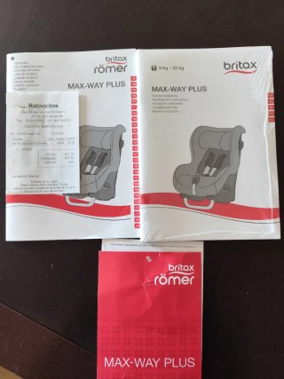 +extras Silla coche Römer Max-Way Plus contramarch