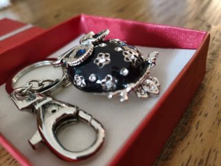 Portachiavi Gufo con strass
