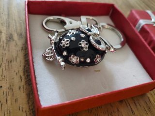 Portachiavi Gufo con strass