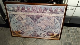 Cuadro Mapa Nova Totius Terrarum