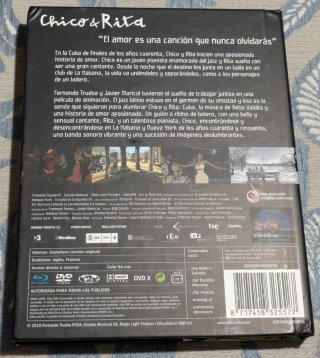 Chico y Rita Digibook Bluray DVD