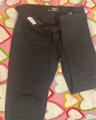 Pantalón slim Kiabi niño 6 años negro