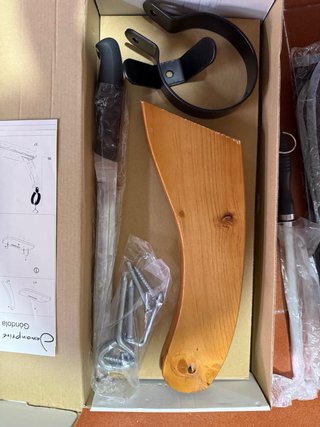 Jamonero madera con cuchillo y afilador