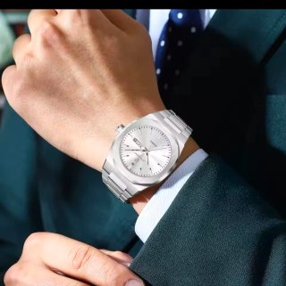 Reloj POEDAGAR Plata/Blanco Hombre