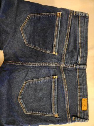 Vaqueros Azules Rotos Talla X