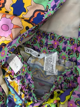Kimono Zara Estampado Multicolor