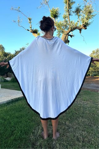 Abito tunica bianco taglia unica
