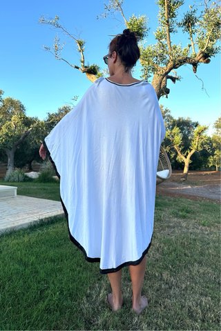 Abito tunica bianco taglia unica