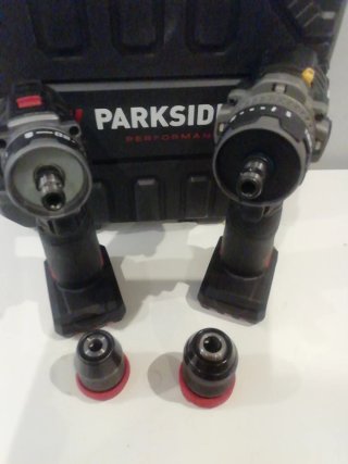 2 x Taladro Atornillador Parkside 12V