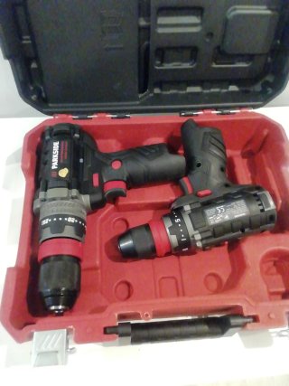 2 x Taladro Atornillador Parkside 12V