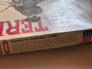 Avalon Hill Waterloo 1962 Juego de Guerra Napoleón
