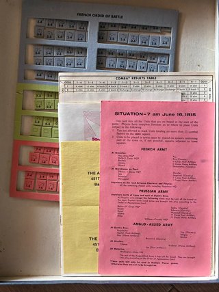 Avalon Hill Waterloo 1962 Juego de Guerra Napoleón