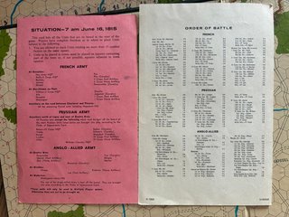 Avalon Hill Waterloo 1962 Juego de Guerra Napoleón