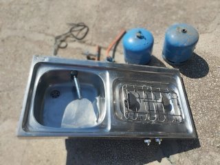 Fregadero y Cocina Gas para Caravana