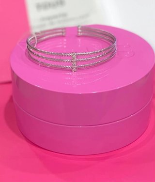 Pulsera Tous Oro Blanco Diamantes