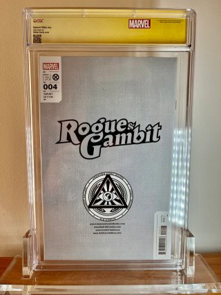 Comic CGC 9.8 + Firma + Sketch - Rogue & Gambit #4
