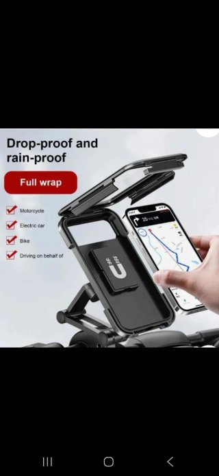 Soporte Móvil Moto/Bici Impermeable Magnético