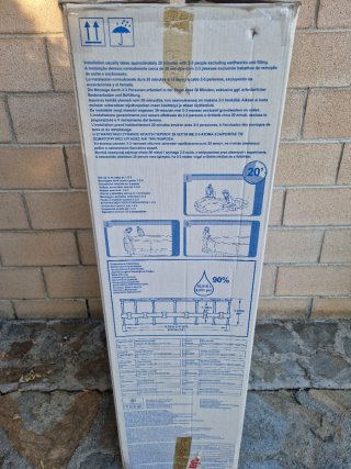 Accesorios piscina desmontable. No incluye vaso.