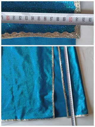 Vestido Danza Vientre Azul