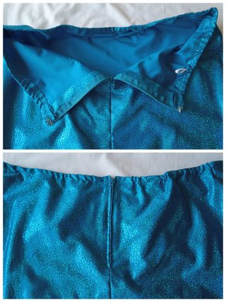 Vestido Danza Vientre Azul