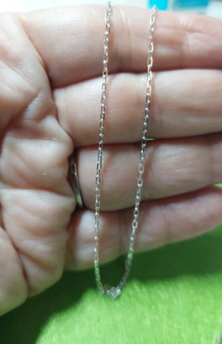 Cadena de 40cm de Plata de Ley