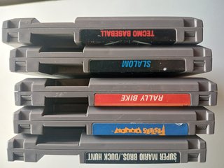 Lote 5 juegos NES Americanos NTSC
