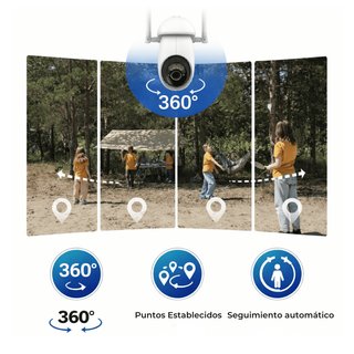 TAPO C665G 4K 8 Mpx Cámara 4G y WiFi 360 Exterior