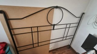 Cabecero de forja negro