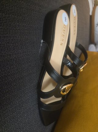 Sandalias Guess Negras Talla 39 americano