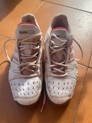 Zapatillas Adidas Tenis/Padel Blancas y Rojas