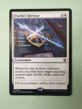 Duelist's Heritage - Magic The Gathering Carta