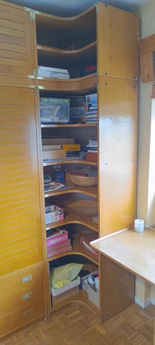 Módulos madera dormitorio infantil