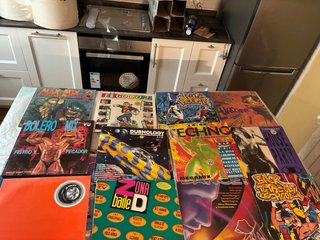 Lote Vinilos Max Mix, Techno, House Party