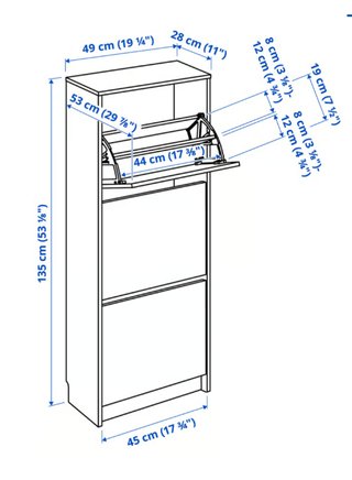 Zapateros IKEA Blancos (2 unidades)
