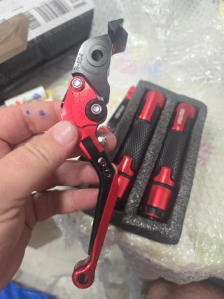 Palancas Yamaha YZF R6 99-04 Rojas