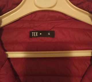 Anorak acolchado rojo