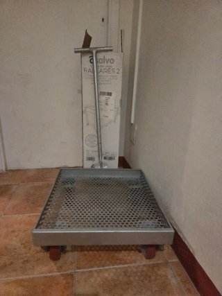 Carrito de acero galvanizado