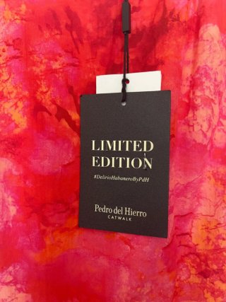 Vestido Pedro del Hierro Desfile MFW Talla xs