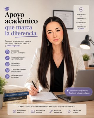 Apoyo académico. Trabajos de calidad