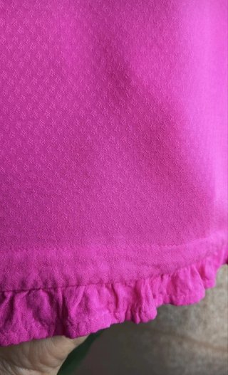 Blusa rosa fucsia bordada Talla M
