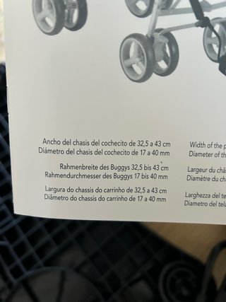 Patinete universal para carrito de bebé